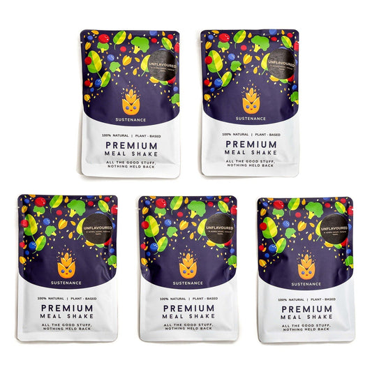 Premium Shakes | Bundle of 5 - Sustenance Singapore meal replacements