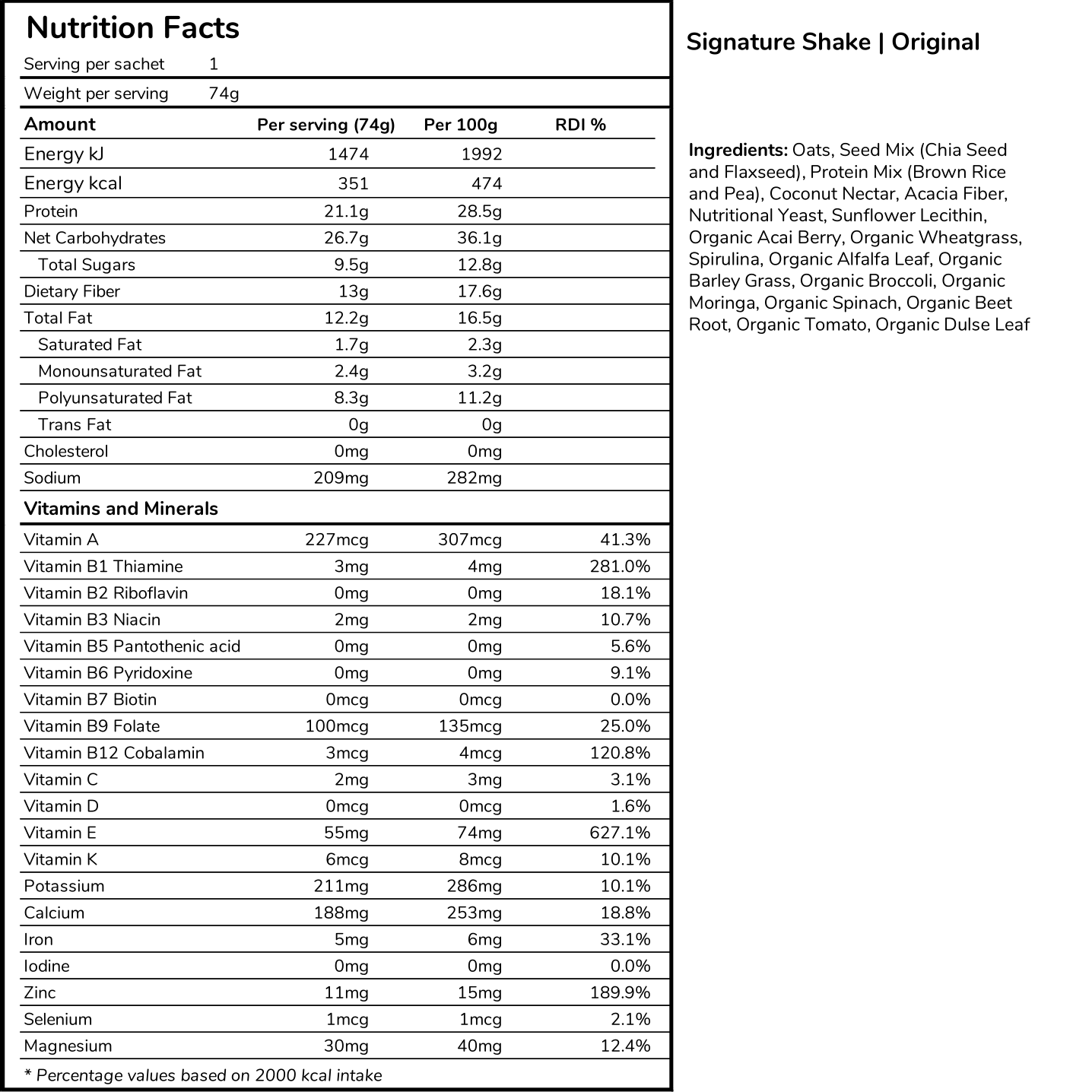 Signature Shakes | Bundle of 20 - Sustyfoods Singapore meal replacements